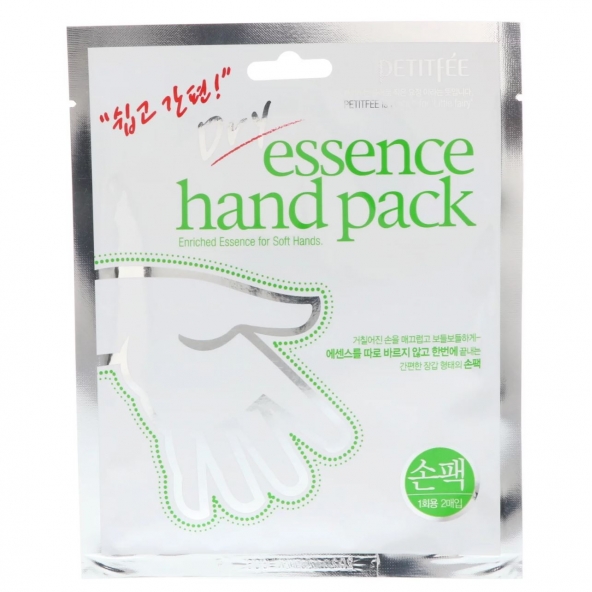 Mască hidratantă pentru mâini Petitfee, Dry Essence Hand Pack