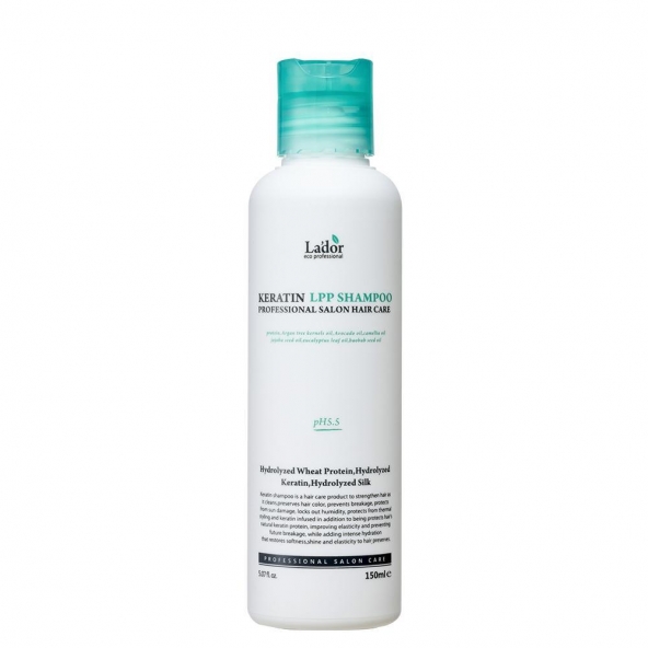 Sampon universal, fără sulfati -Lador, Keratin LPP Shampoo, 150 ml