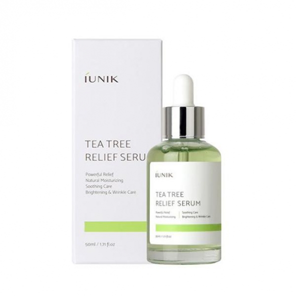 Сыворотка с чайным деревом -Iunik, Tea Tree Relief Serum, 50ml
