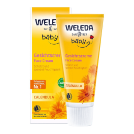 Weleda, Crema faciala hidratantă cu gălbenele pentru bebelusi, 50 ml
