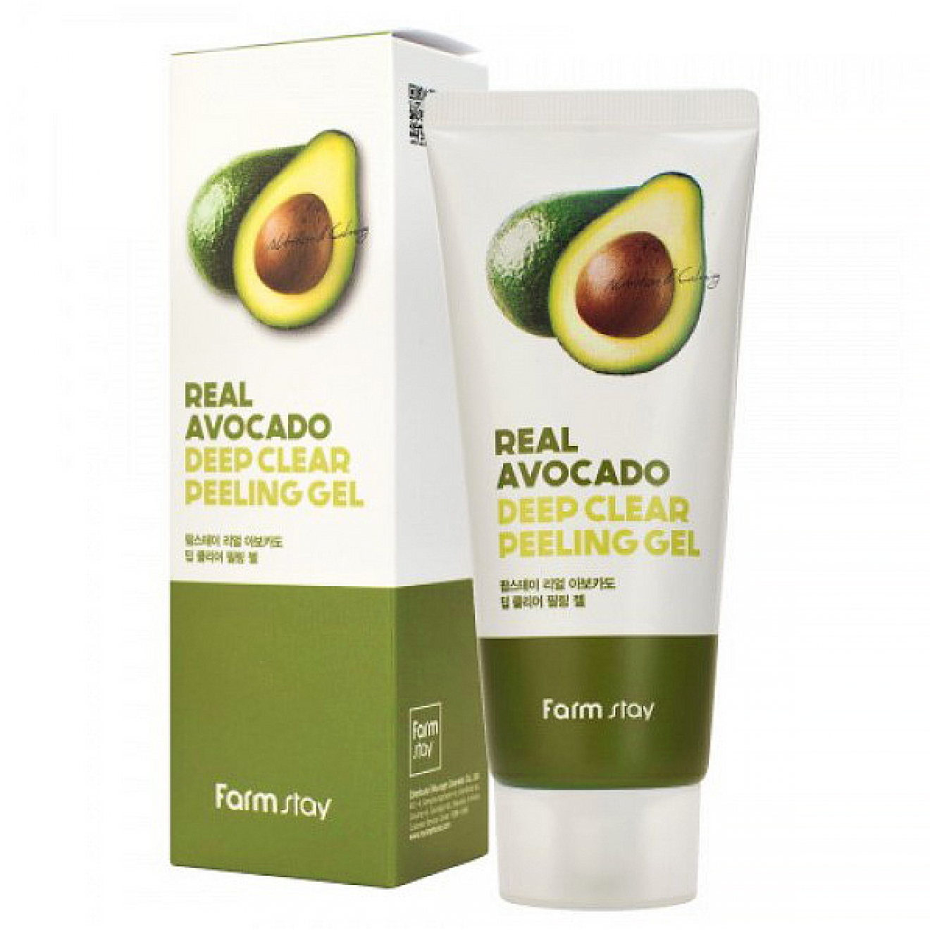 FarmStay, Real Avocado Deep Clear Peeling Gel, 100 ml