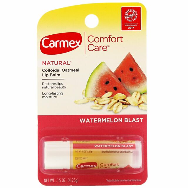 Бальзам для губ со вкусом арбуза,Carmex, Comfort Care Lip Balm Watermelon