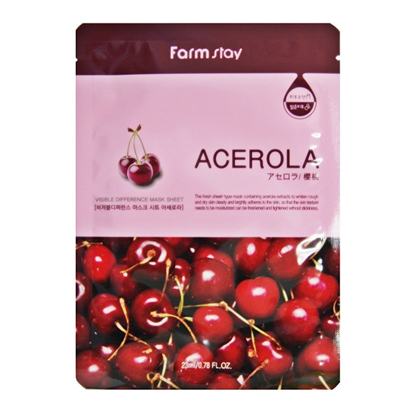FarmStay, Visible Difference Acerola Mask, 1 шт.