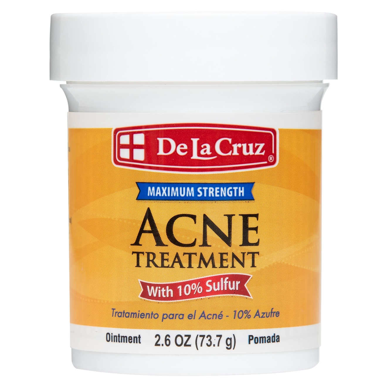 De La Cruz, Sulfur Ointment, Acne Treatment,  73,7 gr