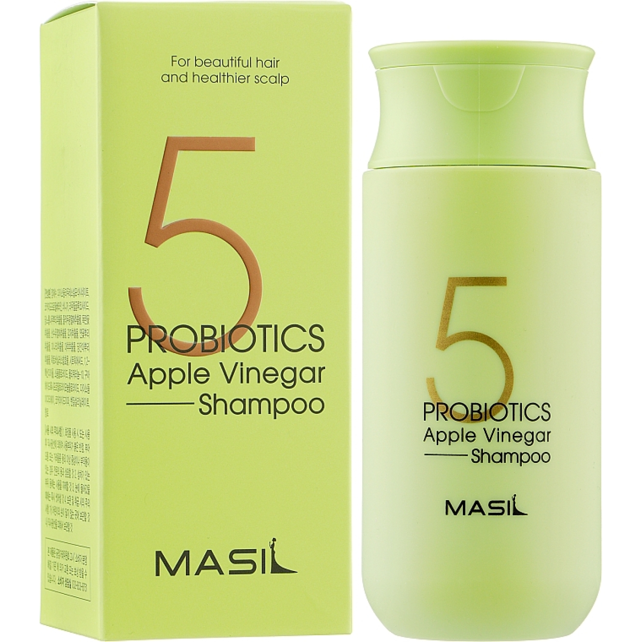 Masil, 5 Probiotics Apple Vinegar Shampoo, 150 ml