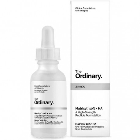  Сыворотка для лица The Ordinary, Matrixyl 10% x HA, Увлажняющая антивозрастная сыворотка с пептидами, 30ml