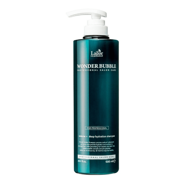 Увлажняющий шампунь для объёма и гладкости волос-Lador, Wonder Bubble Shampoo, 600ml