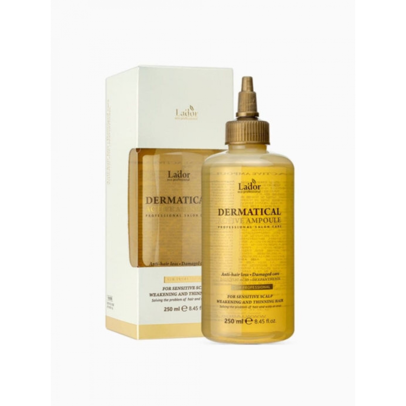 Cыворотка для чувствительной кожи головы и тонких волос, Lador, Dermatical Active Ampoule, 250 ml
