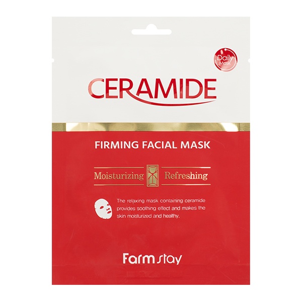 Mască de pînză -FarmStay, Ceramide Firming Facial Mask, 1 buc.
