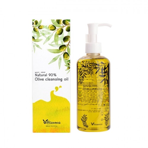 Гидрофильное масло-Elizavecca, Natural 90% Olive Cleansing Oil