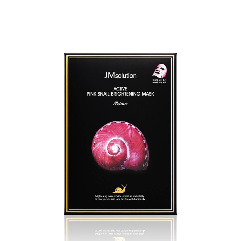 Masca din pinza-JM Solution, Active Pink Snail Brightening Mask Prime, 30ml