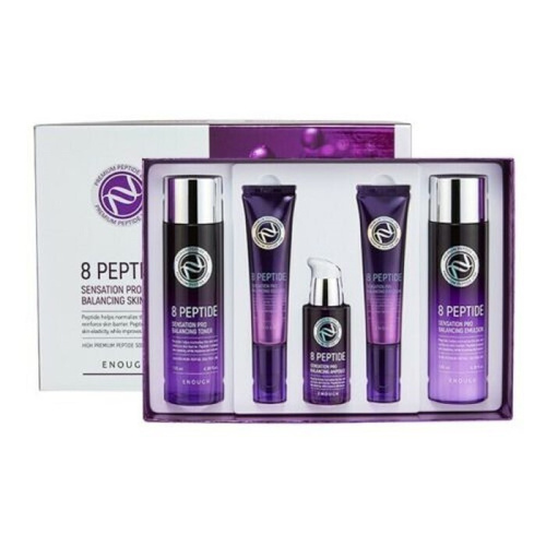 Набор премиум-косметики-Enough, 8 Peptide Sensation Pro Balancing Skin Care 5 Set