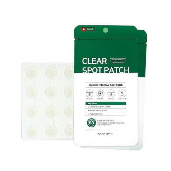 Masca locala pentru acnee Some By Mi, 30 Days Miracle Clear Spot Patch, 18buc.