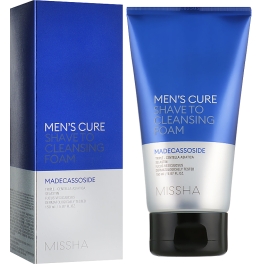Missha, Men'S Cure Shave To Cleansing Foam, 150 ml