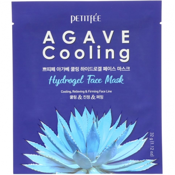Гидрогелевая маска  Petitfee Agave Cooling Hydrogel Face Mask