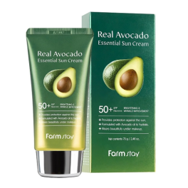 FarmStay, Real Avocado Essential Sun Cream SPF 50+ 70 gr.