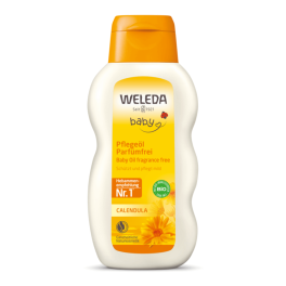 Weleda, Baby ulei pentru corp cu galbenele fara parfum, 200 ml
