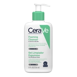 Очищающая пенка для комбинированной кожи Cerave, Foaming Facial Cleanser, 236 мл