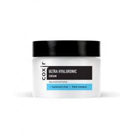 Crema facială hidratantă cu acid hialuronic, Coxir, Ultra Hyaluronic Cream, 50 ml