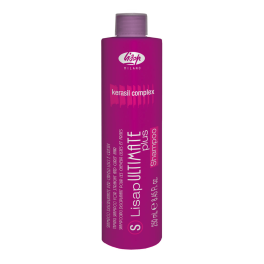 Sampon pentru netezire cu keratina Lisap, Ultimate Plus Shampoo, 250 ml