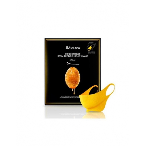 Маска-лифтинг для лица с прополисом -JM Solutions, Honey Luminous Royal Propolis Lift-Up V Mask,