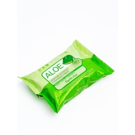 FarmStay,  Aloe Moisture Soothing Cleansing Tissue