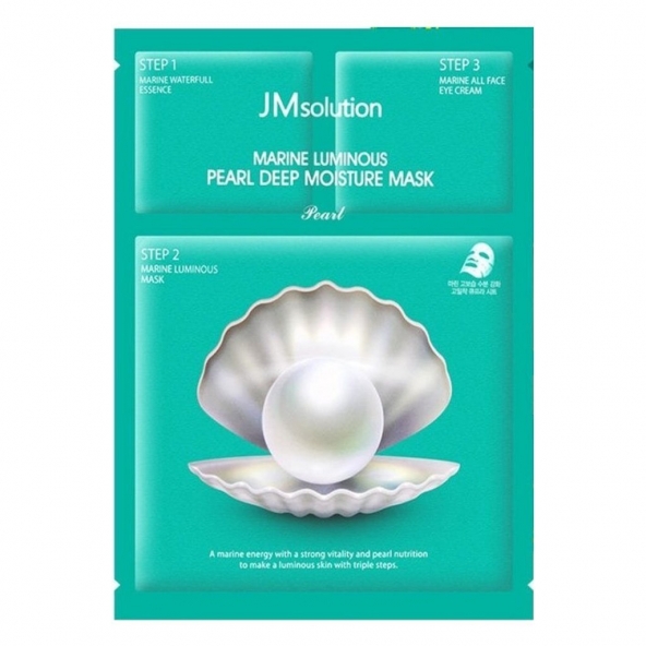 Тканевая маска-JM Solution, Marine Luminous Pearl Deep Moisture Mask, 30 ml